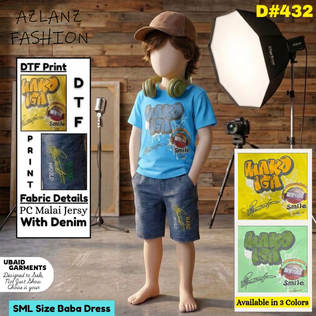 Denim Suit for kids